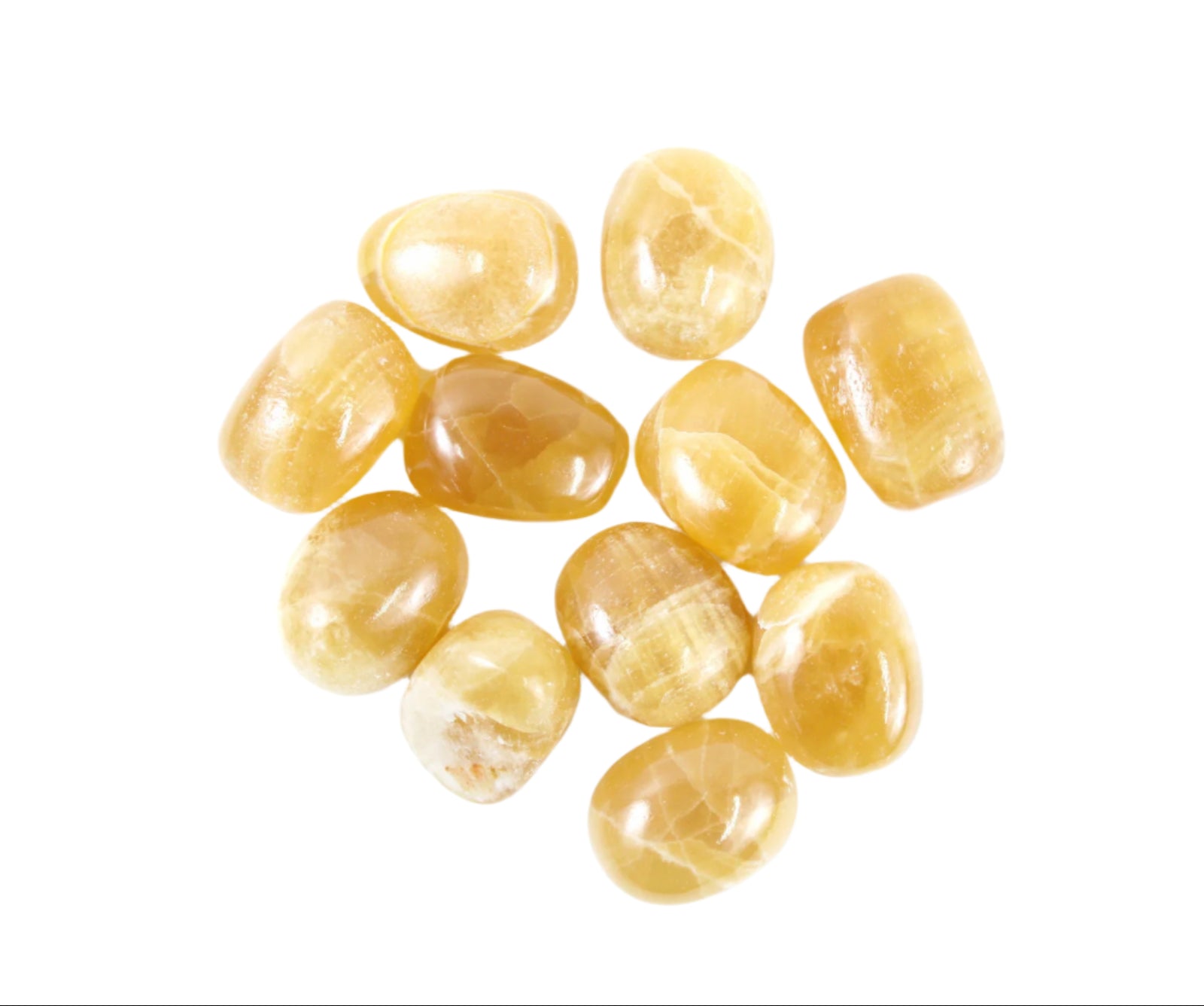 Honey Calcite Tumbled