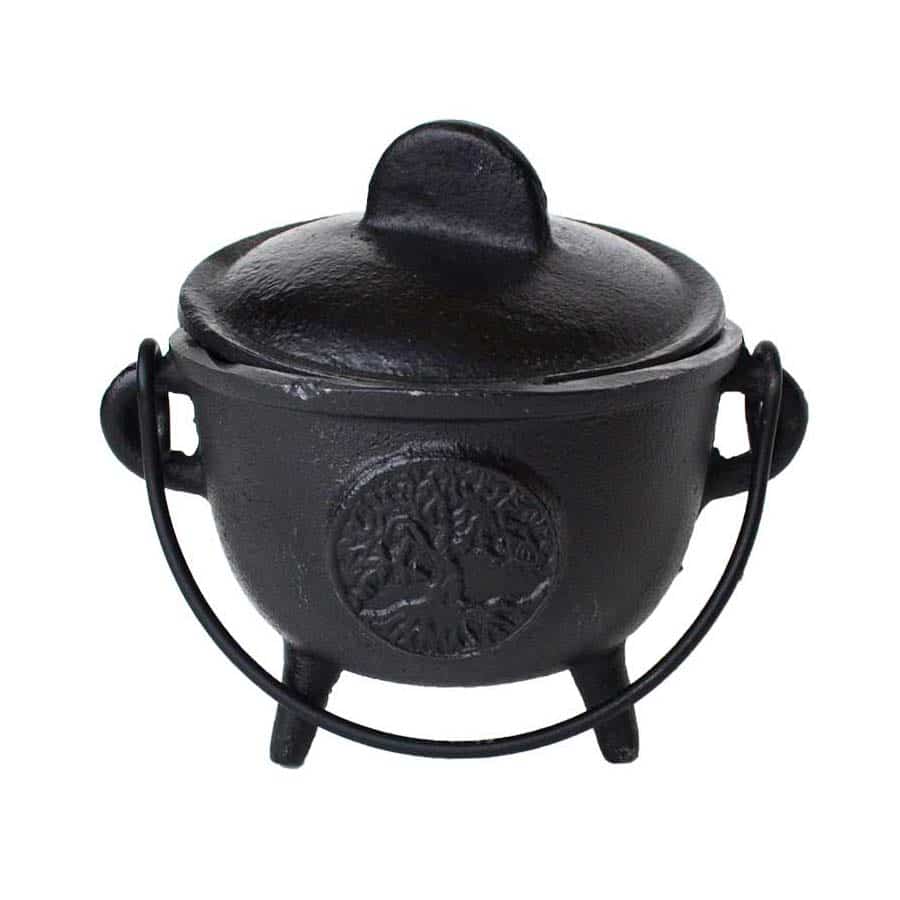 Cast Iron 4.5" Cauldrons with Lid