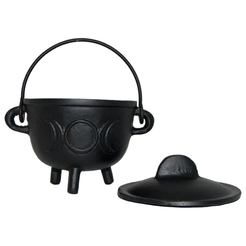 Cast Iron 4.5" Cauldrons with Lid
