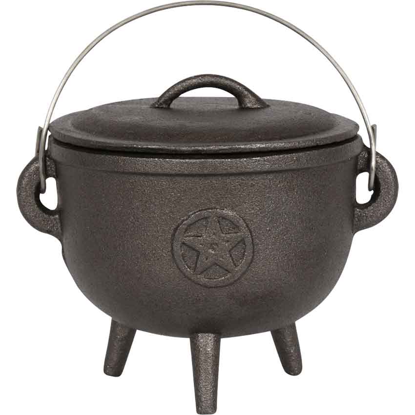 Cast Iron 4.5" Cauldrons with Lid