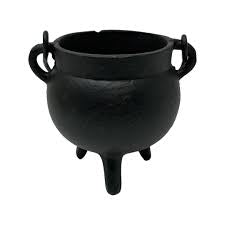 Cast Iron 2.5" Pot Belly Cauldron (NO LID)