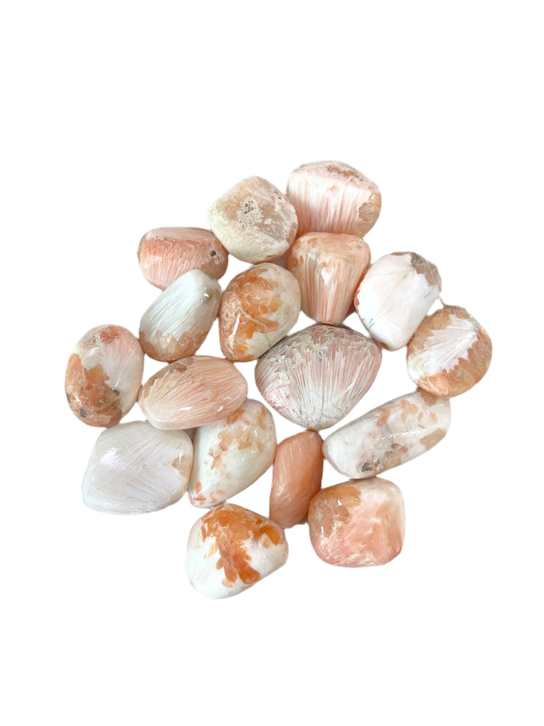 Pink Scolecite Tumbled