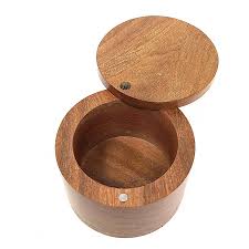 Acacia Cylinder Box 4" Diameter