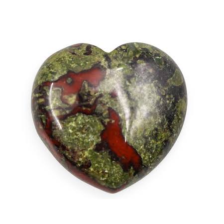 Crystal Heart Dragons Bloodstone 30mm