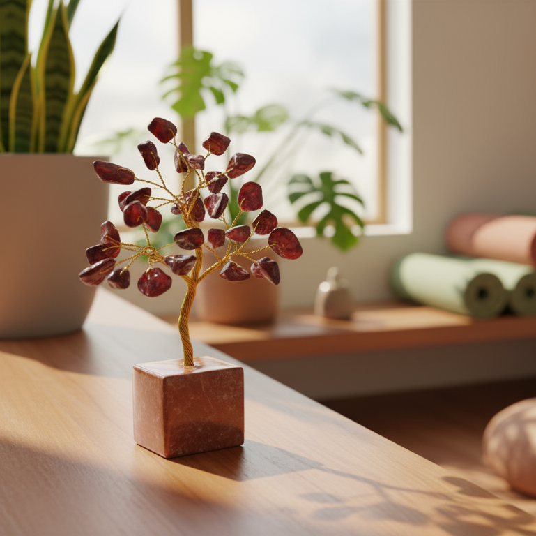 Mini Crystal Chip Tree