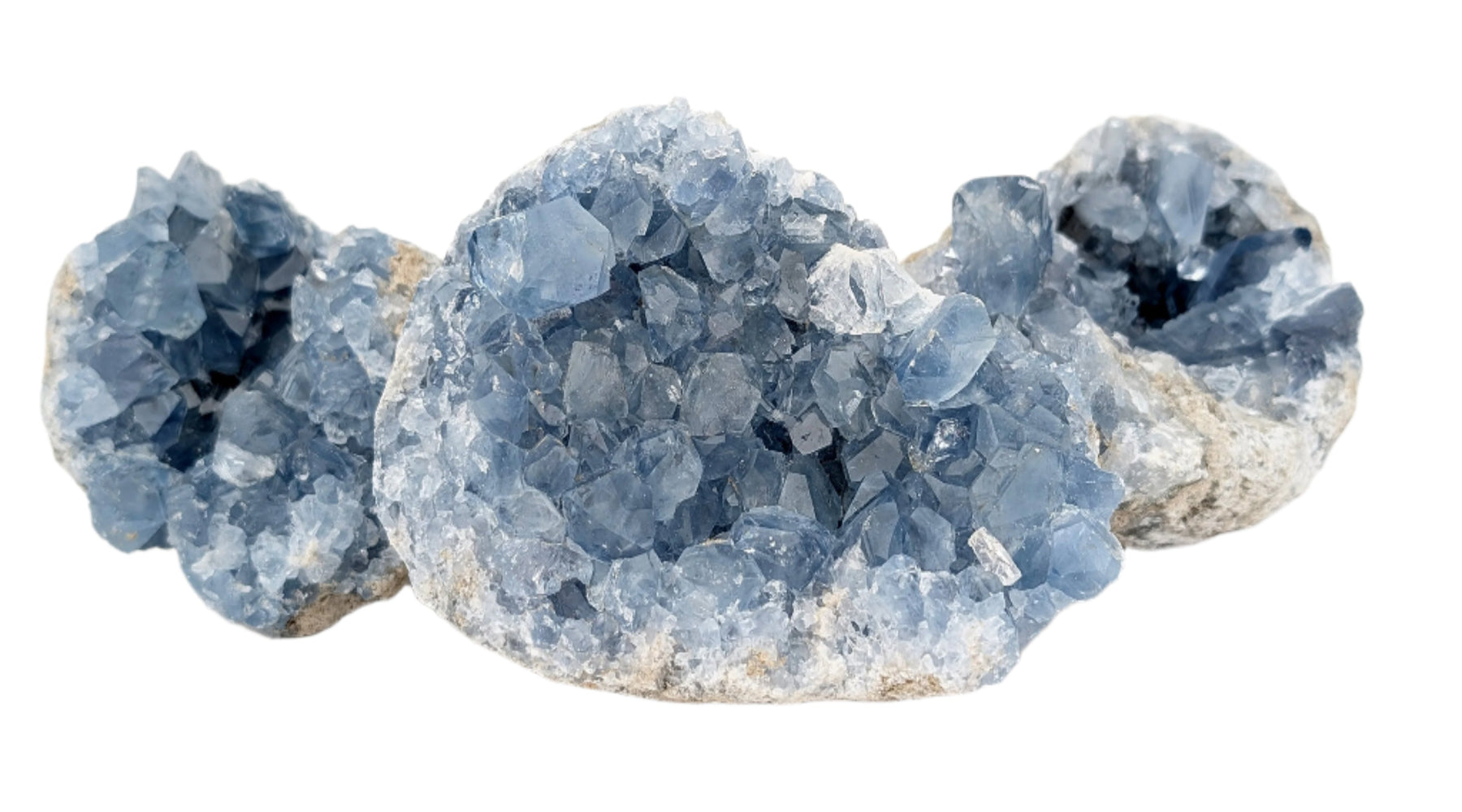 Celestite Specimen Clusters