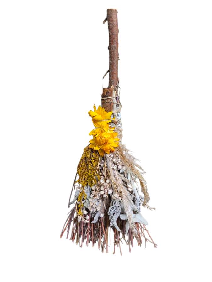 Decorated Besom Sunflower