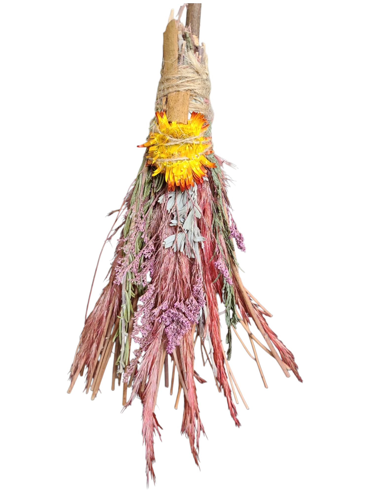 Decorated Besom Cedar Cinnamon
