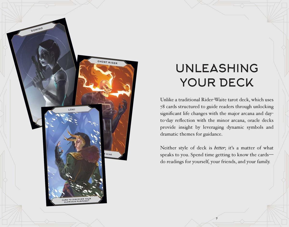 Magic of Marvel Oracle Deck and Guidebook