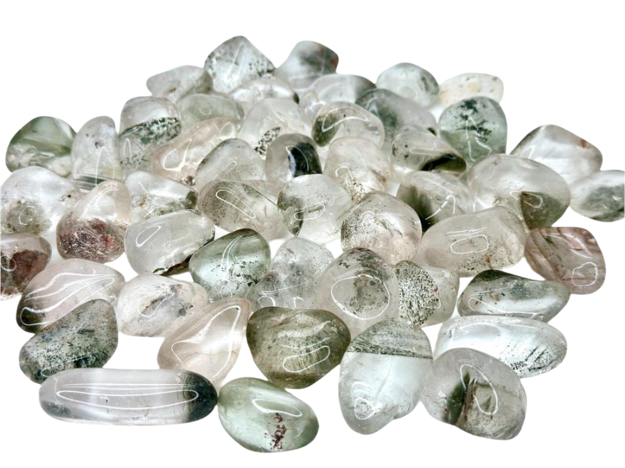 Chlorite Quartz Tumbled