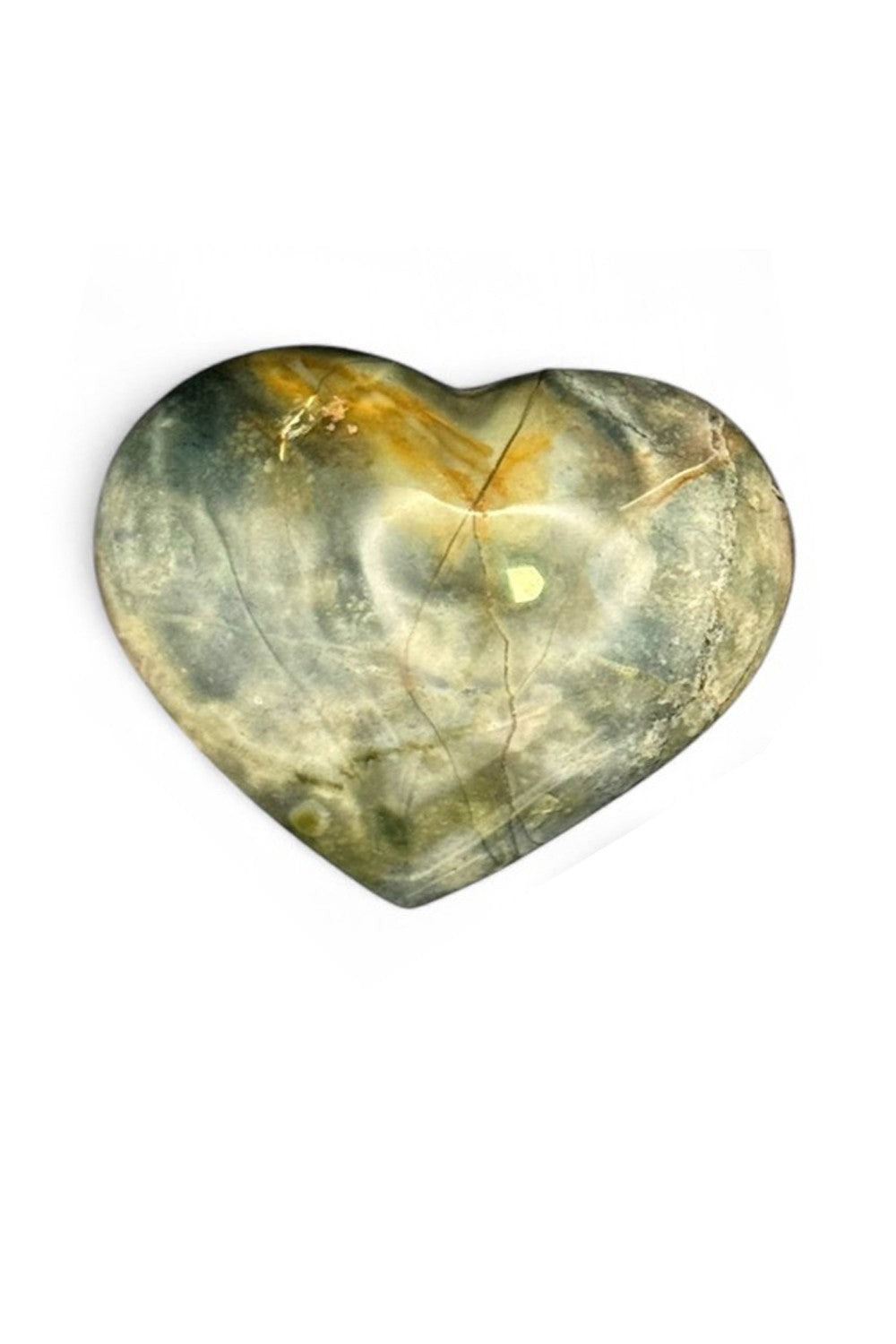 Crystal Heart Ocean Jasper
