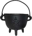 Cast Iron 4.5" Cauldrons (NO LID)