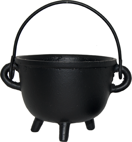 Cast Iron 4.5" Cauldrons (NO LID)