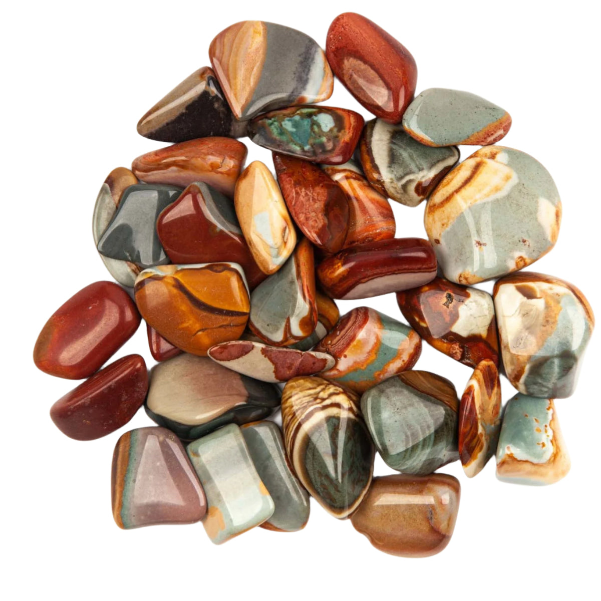 Polychrome Jasper Tumbled