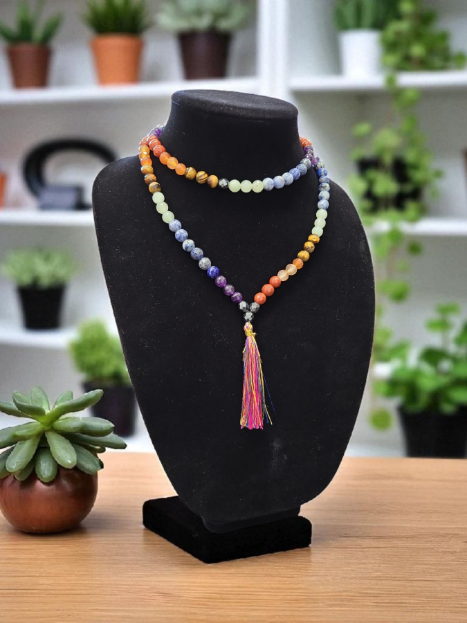 Chakra Mala Faceted Beads