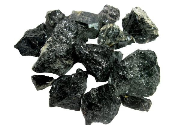 Black Tourmaline Rough Chonks