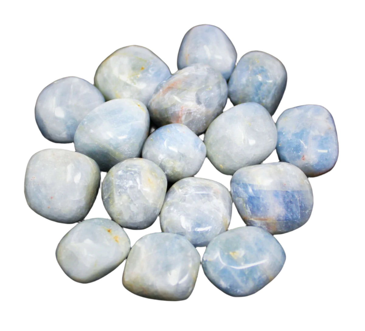 Blue Calcite Tumbled
