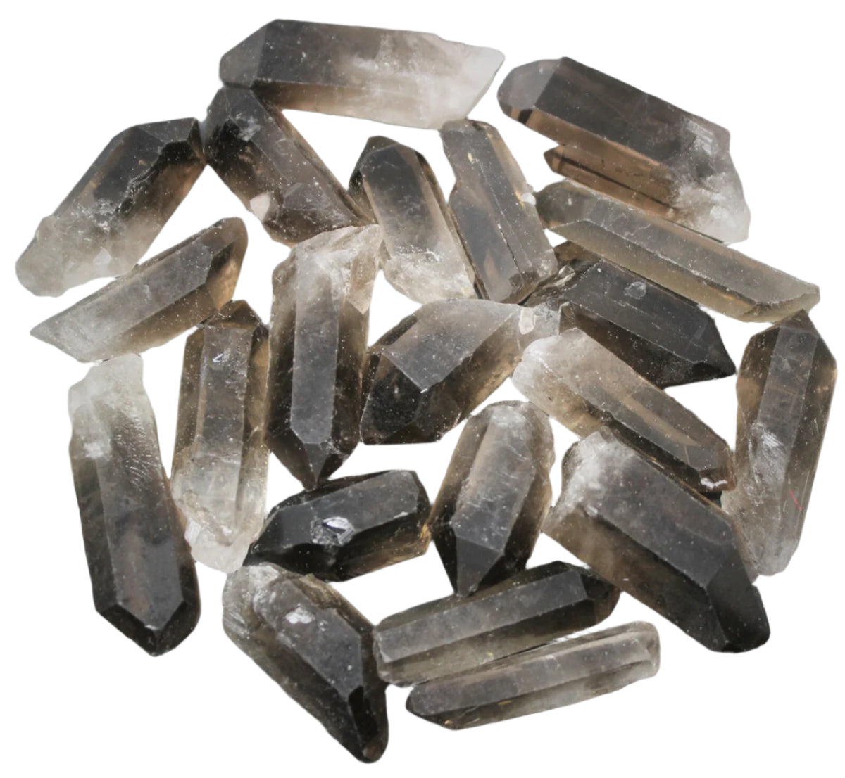 Smoky Quartz Points Rough