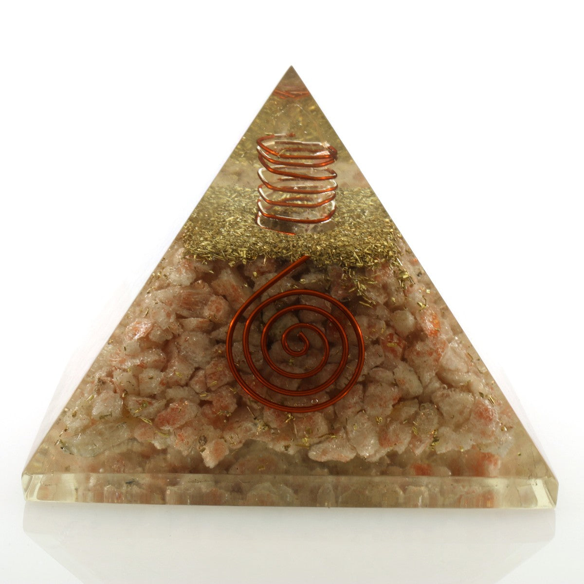 Orgone Energy Pyramid Sunstone 35mm