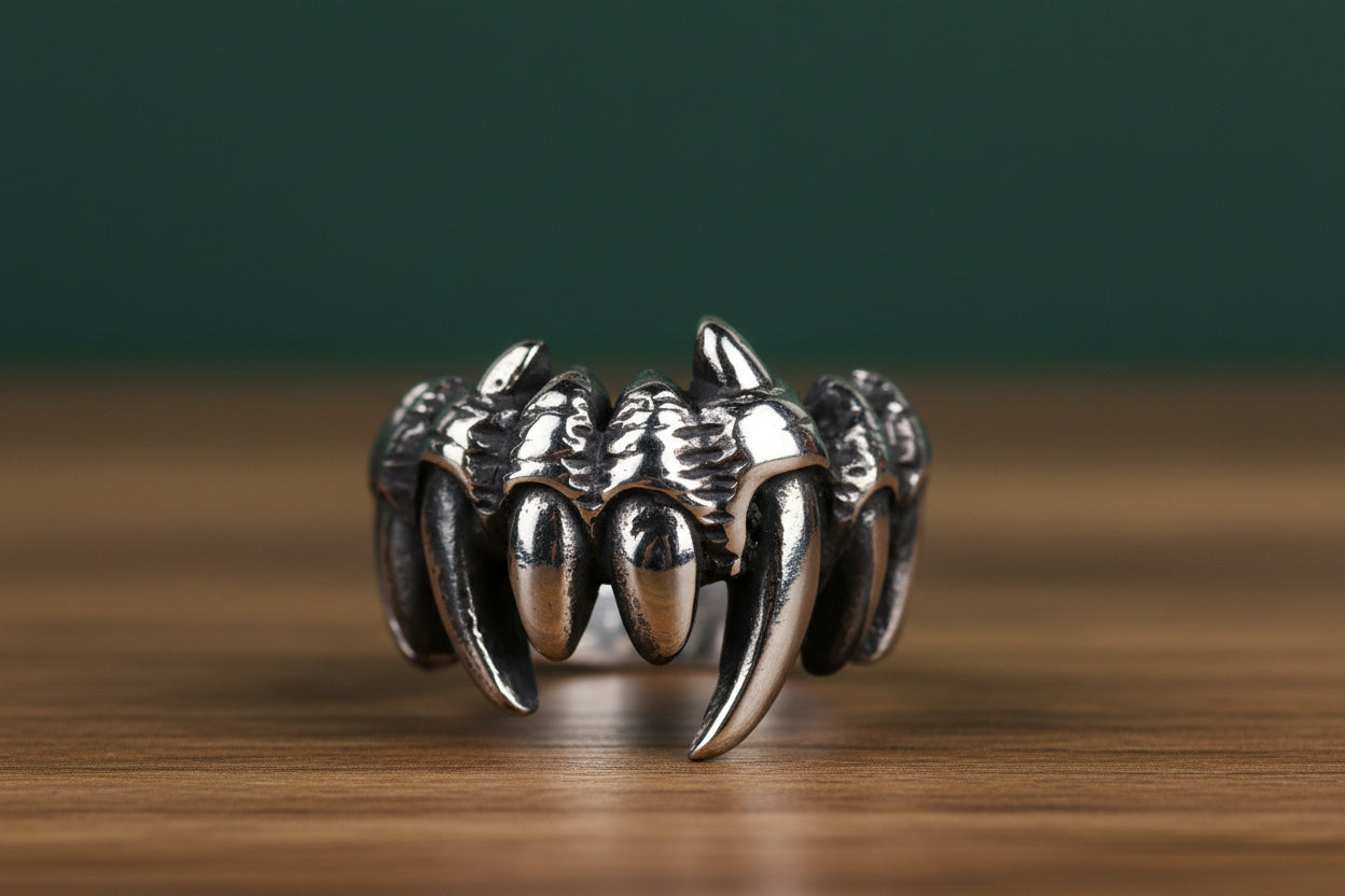 Monster Fangs Stainless Steel Ring