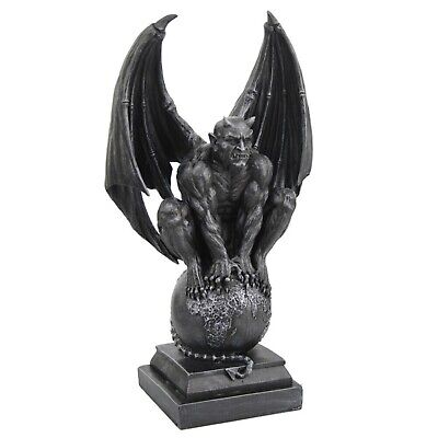 Large Gargoyle on World Statue
