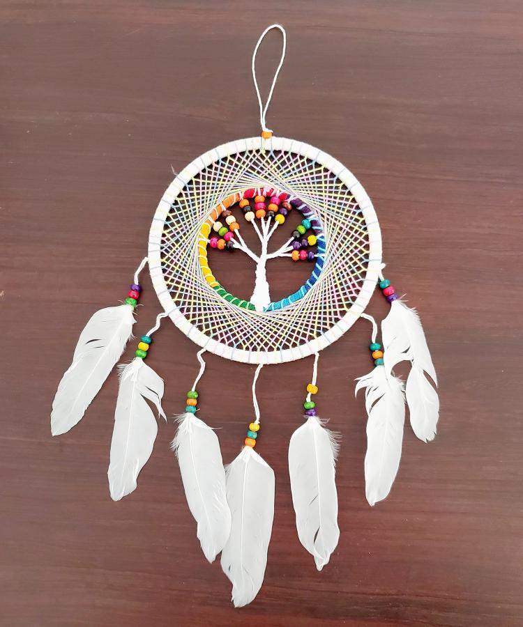 Dreamcatcher Rainbow Tree of Life 6"
