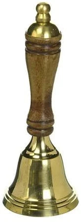 Brass Bell Wooden Handle