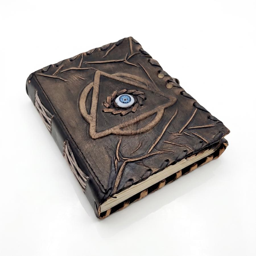Pyramid w/ Center Eye Leather Journal - Medium