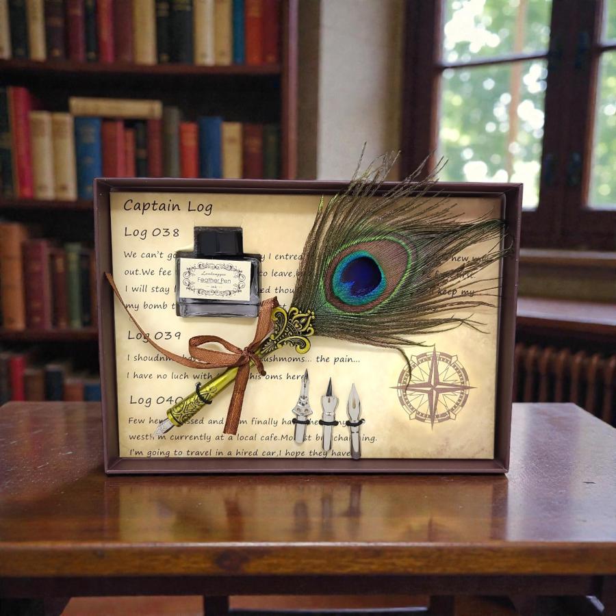 Calligraphic Ritual Set - Peacock