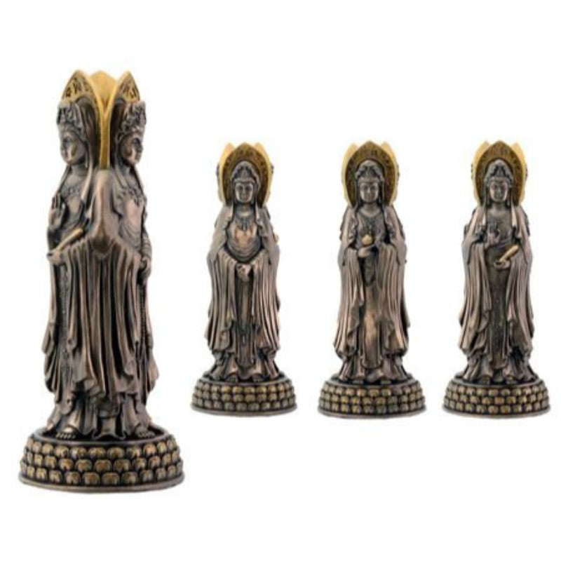 Three-Sided Kuan Yin Statue