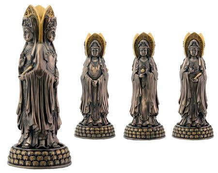 Three-Sided Kuan Yin Statue