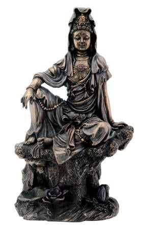 Water & Moon  Kuan Yin Statue