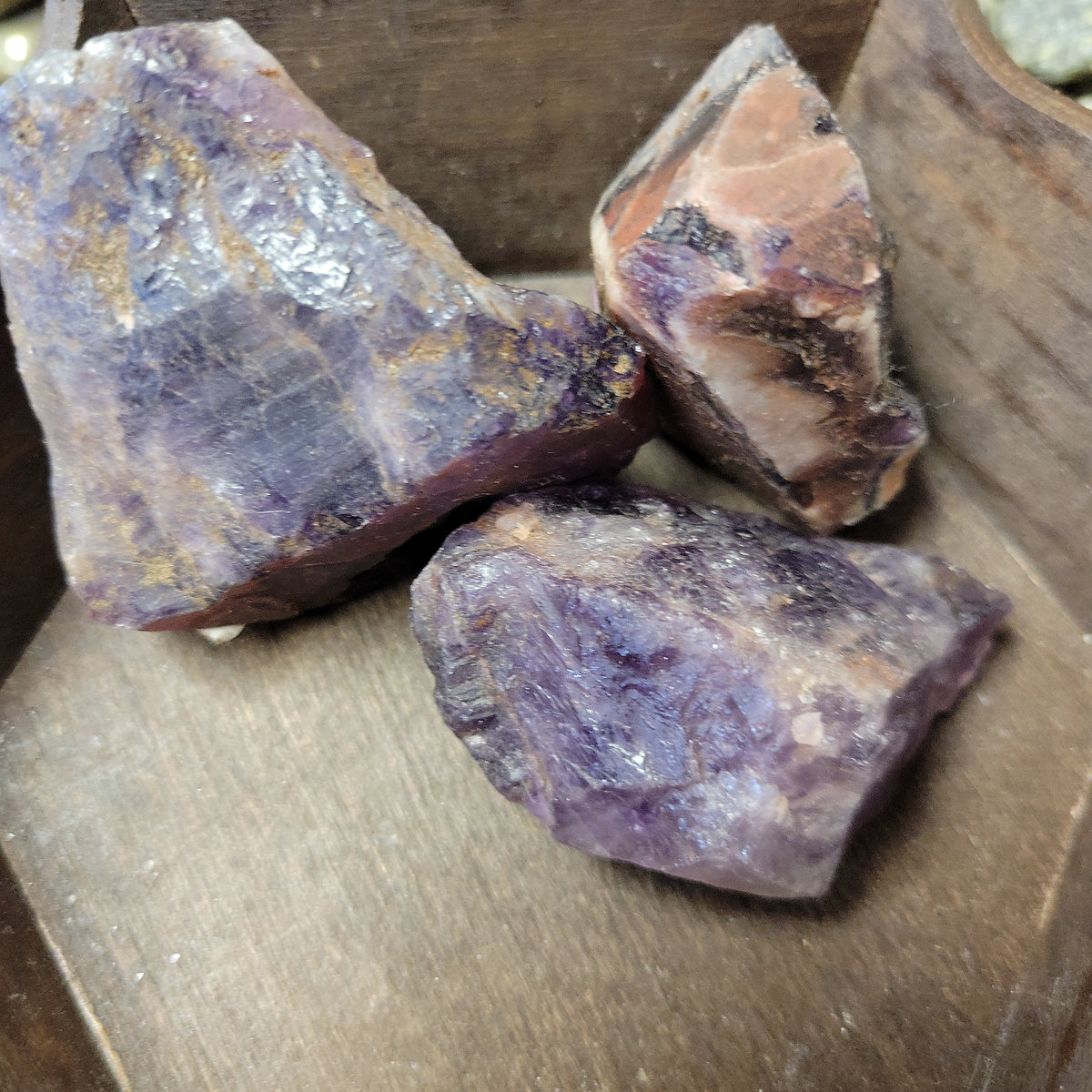 Red Amethyst Rough Chonk