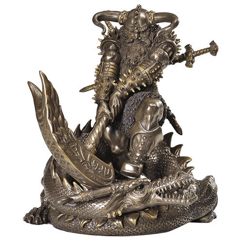 Thor and Jörmungandr Statue
