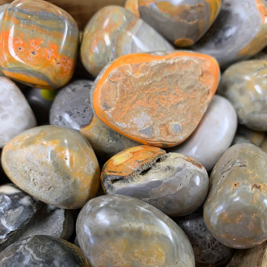 Bumblebee Jasper Tumbled