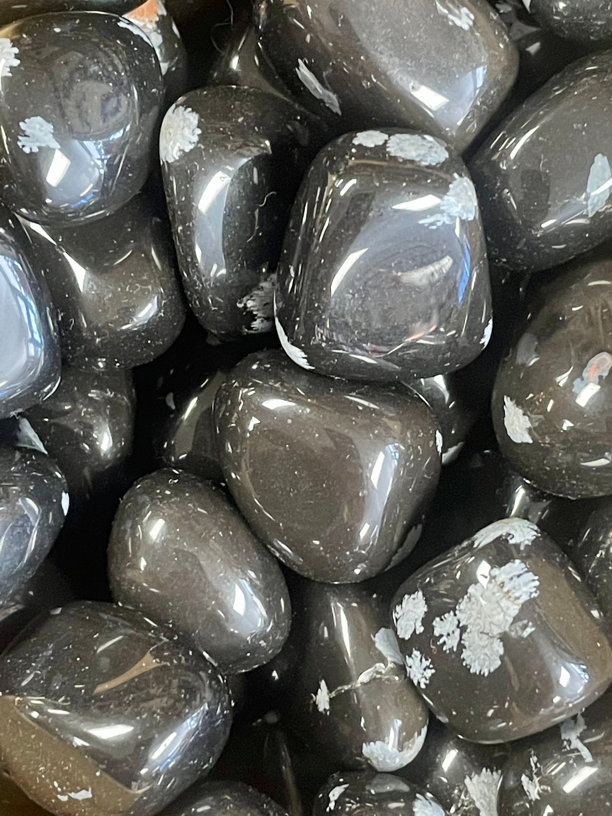 Snowflake Obsidian Tumbled