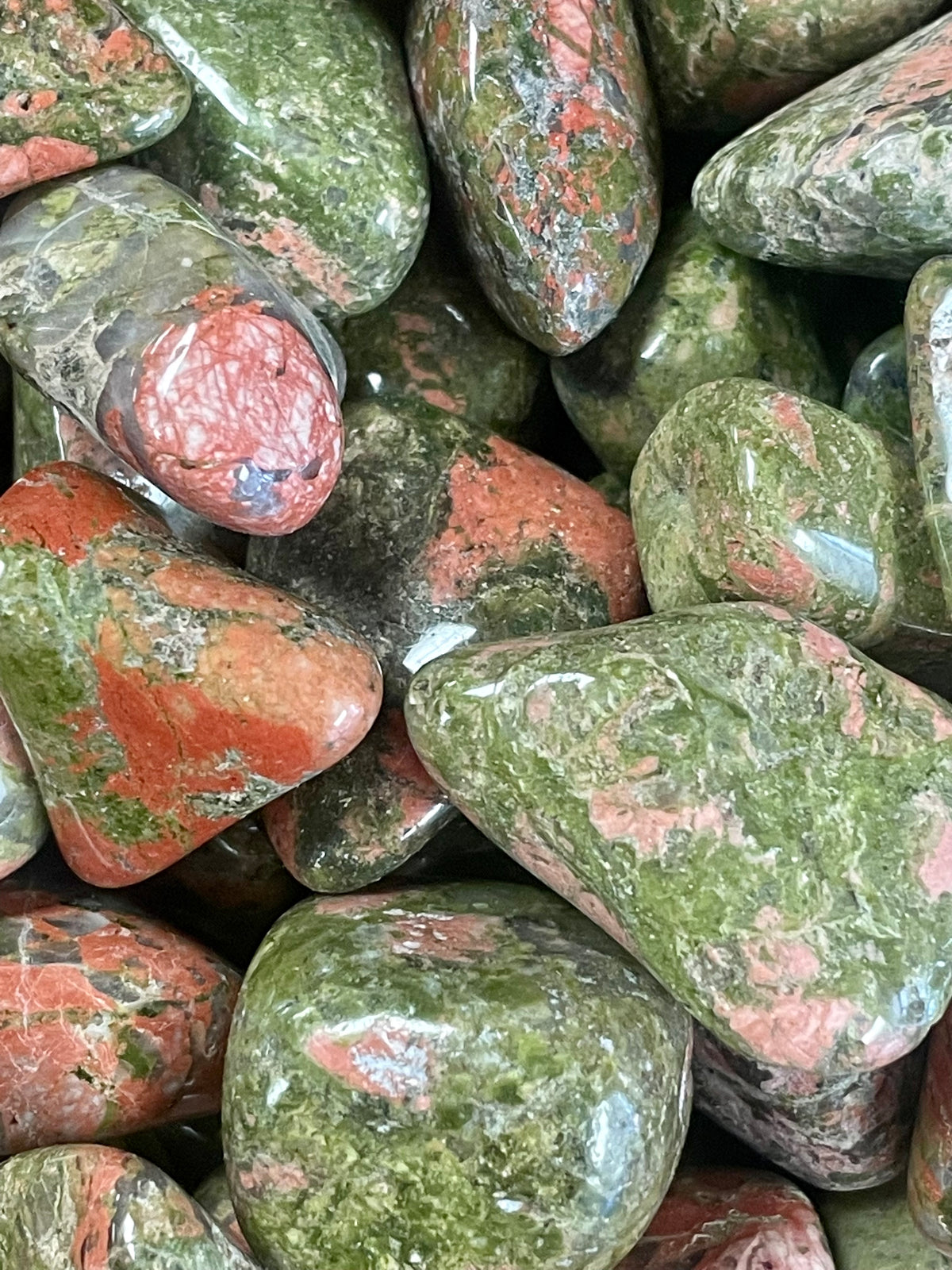 Unakite Jasper Tumbled