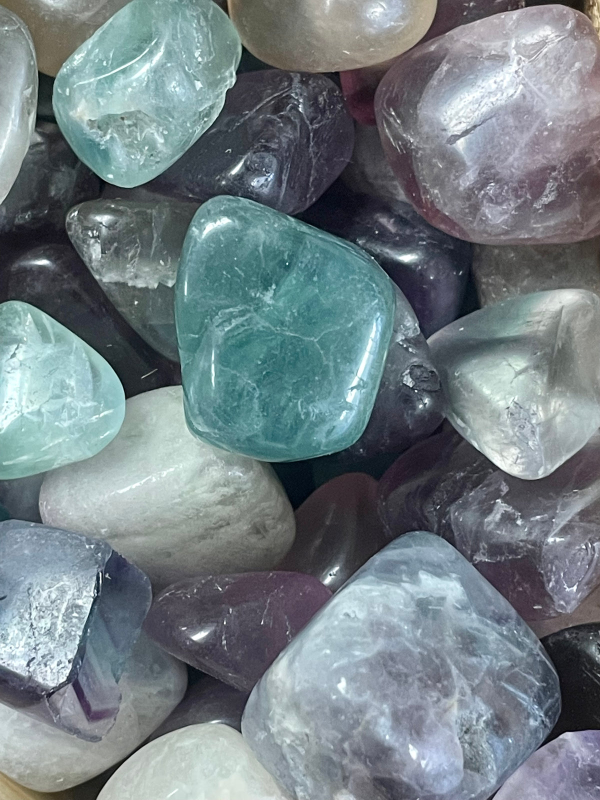 Fluorite Tumbled
