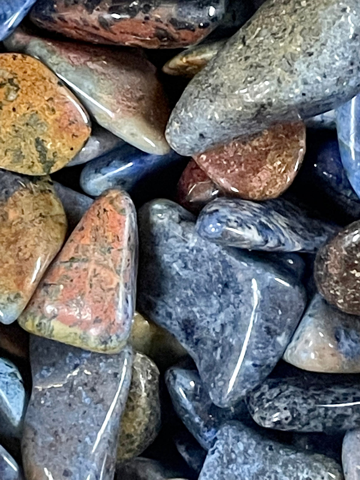 Dumortierite Tumbled