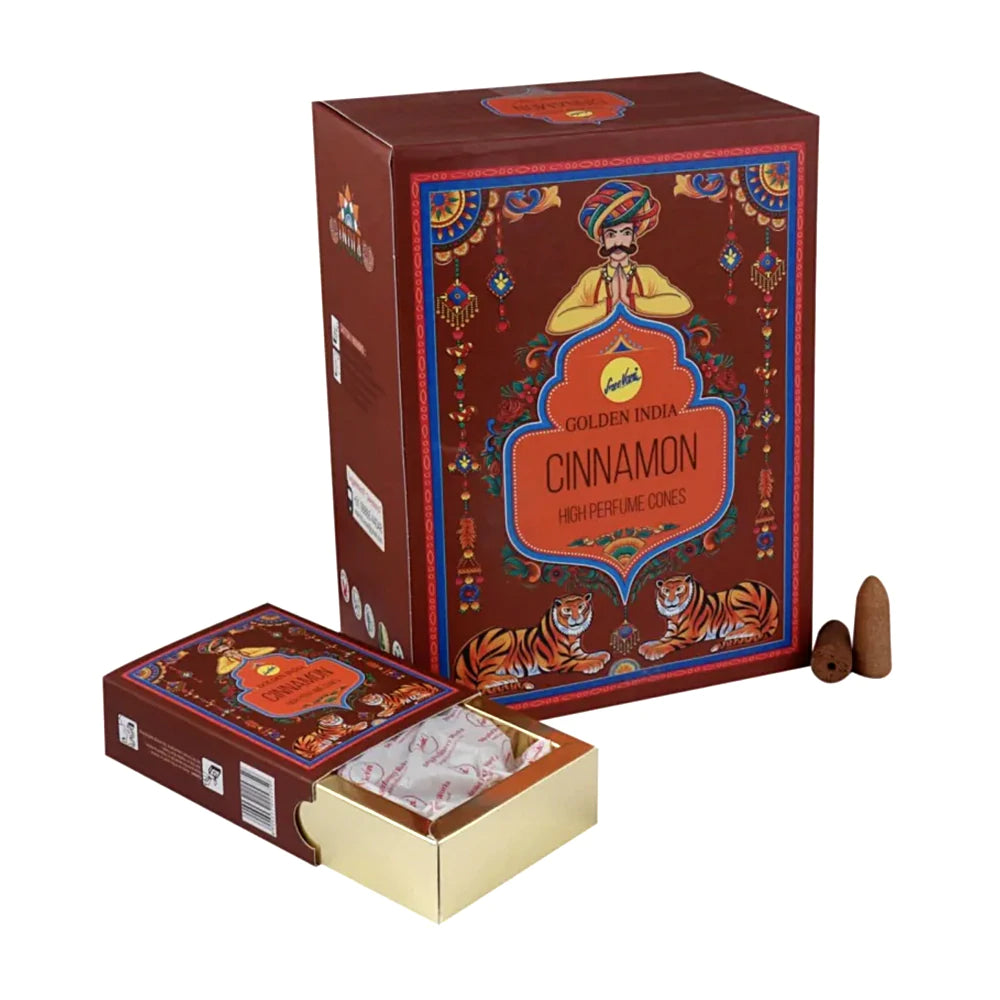 Golden India Incense Backflow Cones