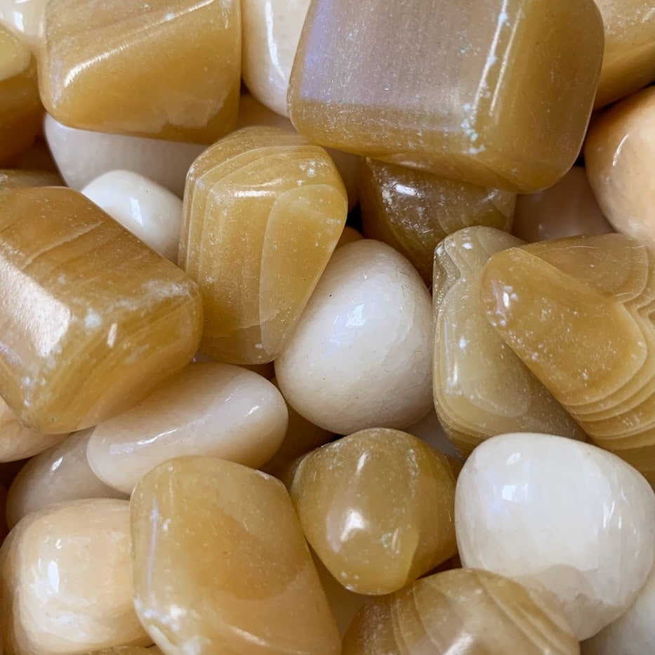 Yellow Calcite Tumbled