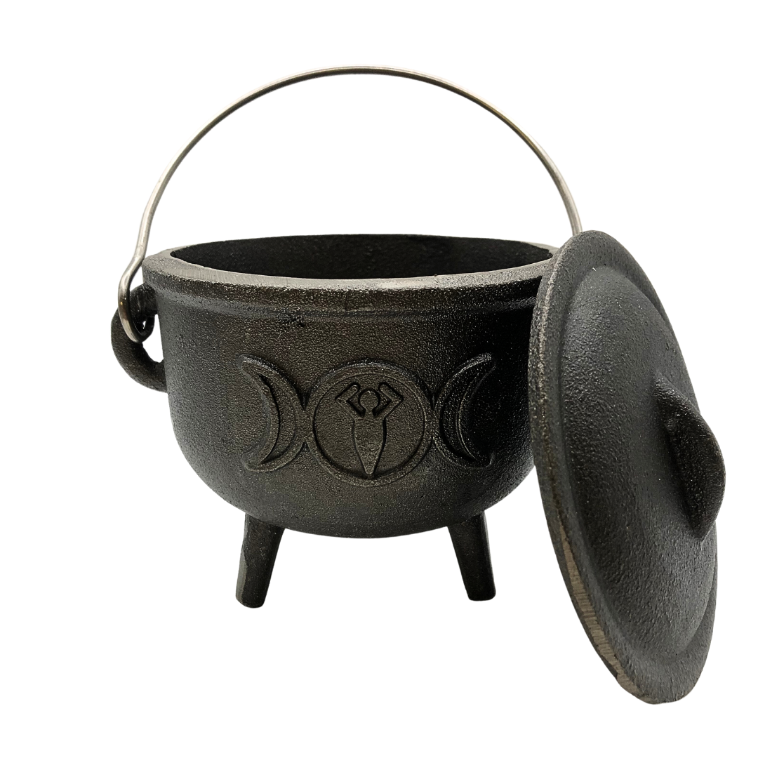 Cast Iron 4.5" Cauldrons with Lid