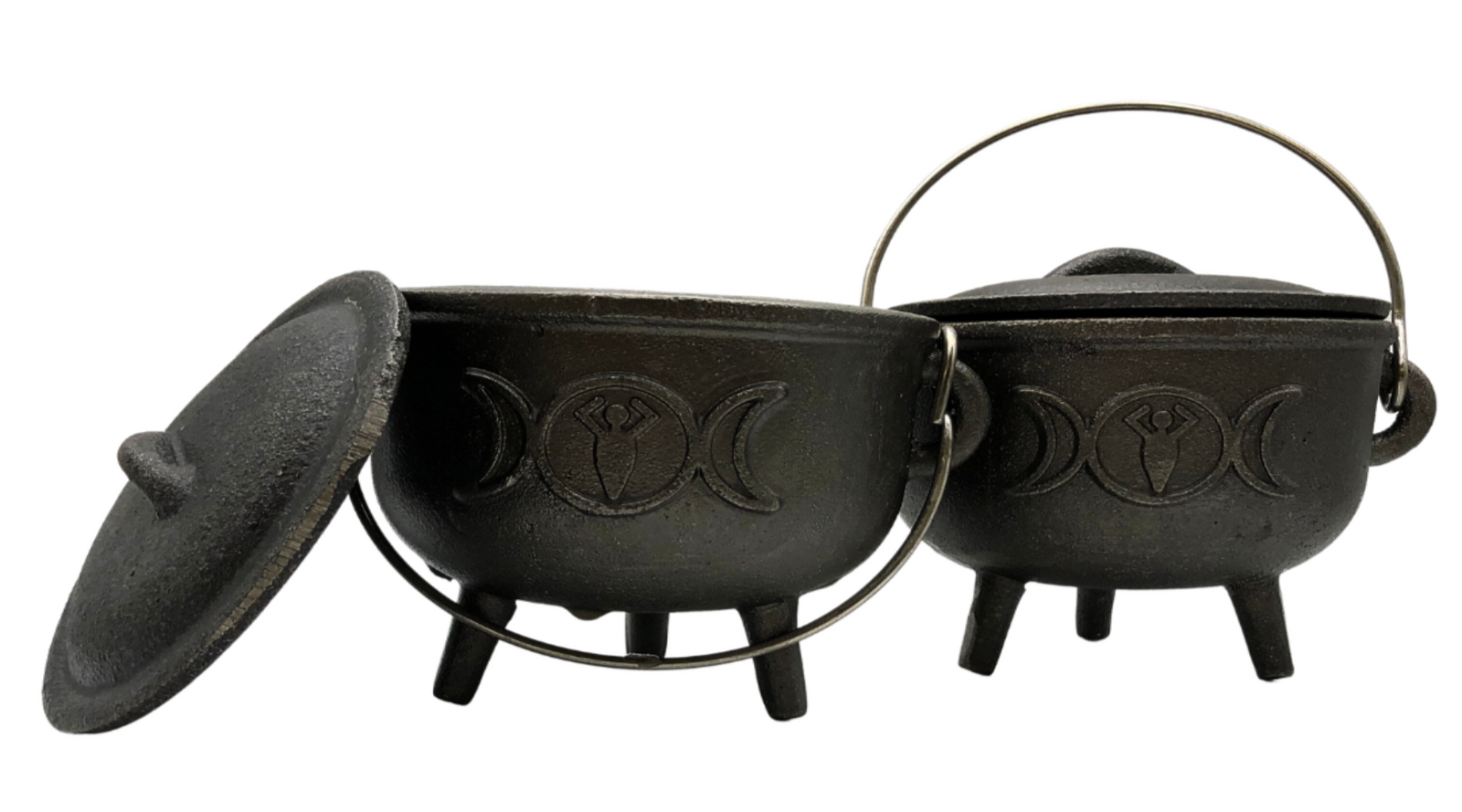 Cast Iron 4.5" Cauldrons with Lid