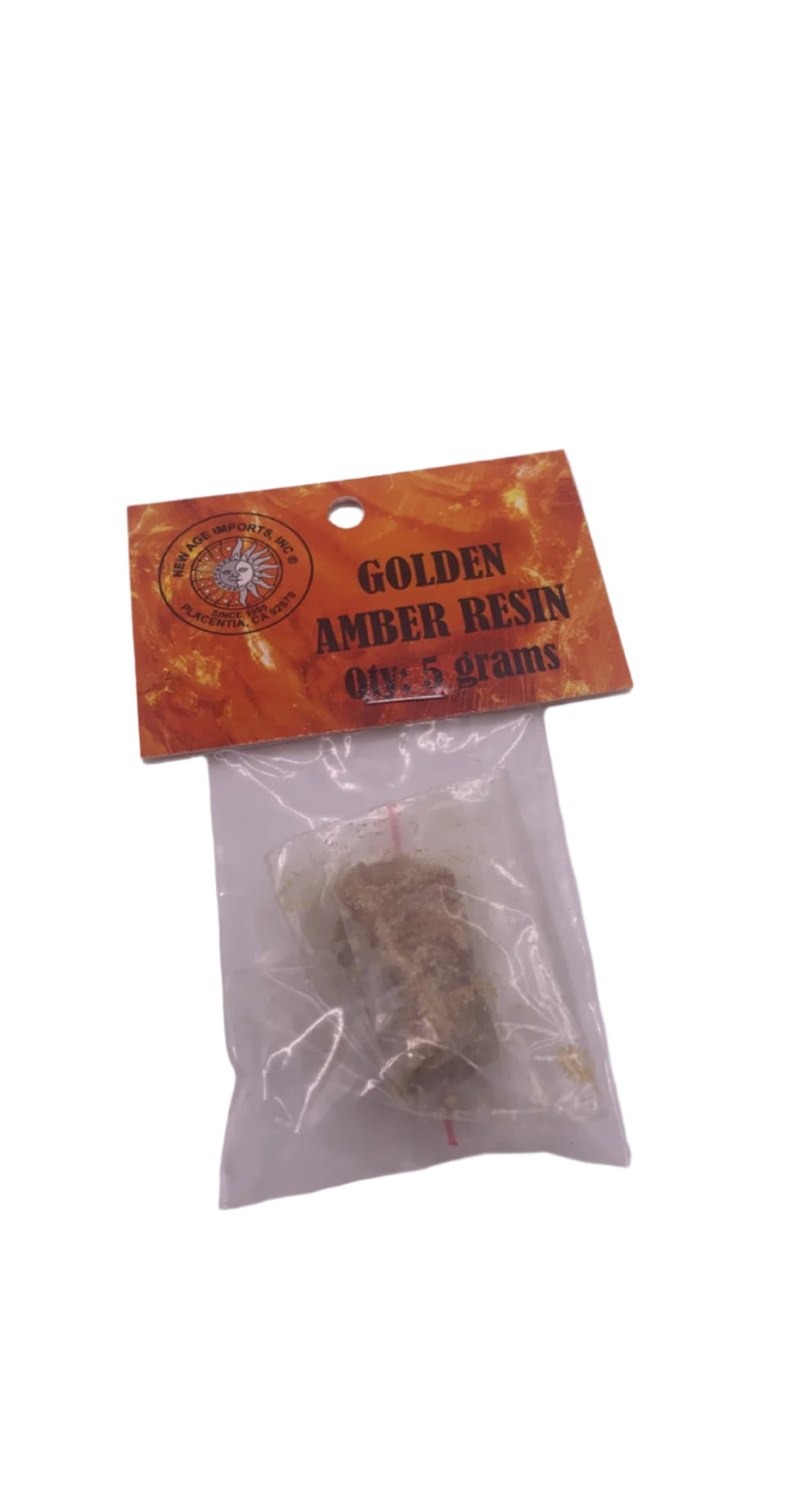 Golden Amber Resin