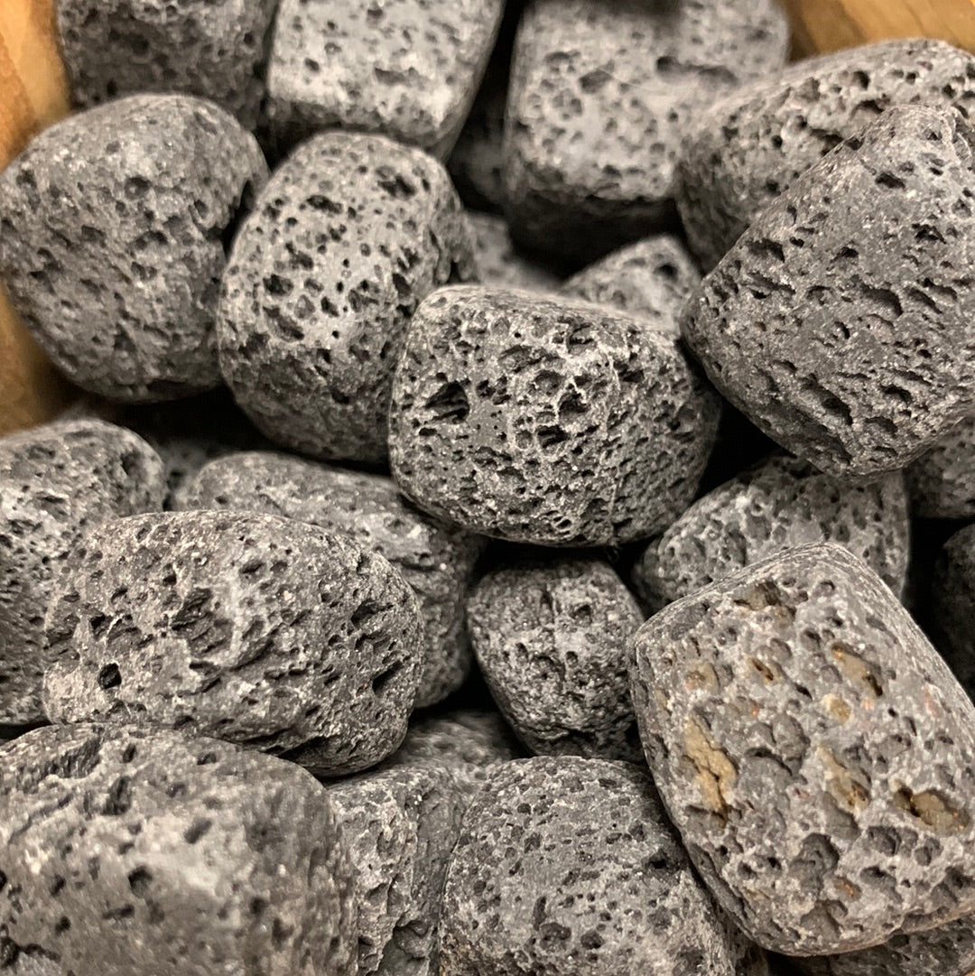 Lava Rock  Tumbled