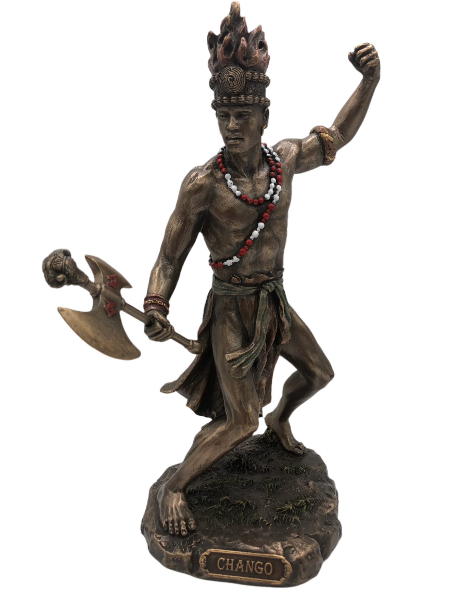 Chango - God of Fire, Thunder, Lightning, and War Statue
