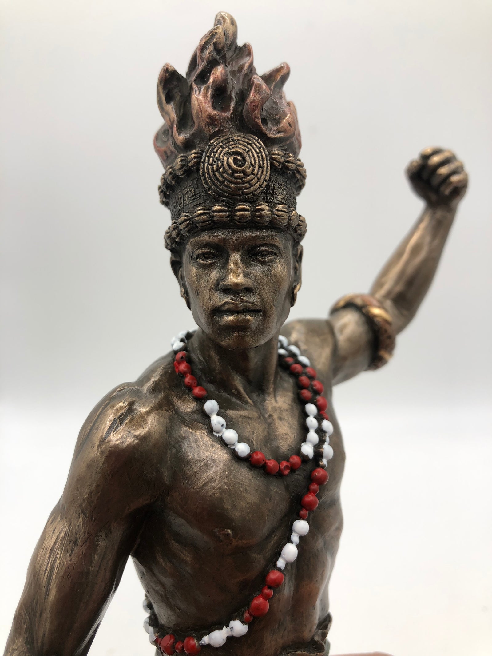 Chango - God of Fire, Thunder, Lightning, and War Statue