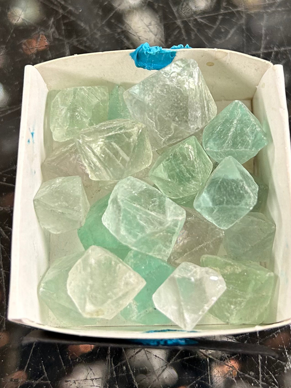 Fluorite Octahedrons