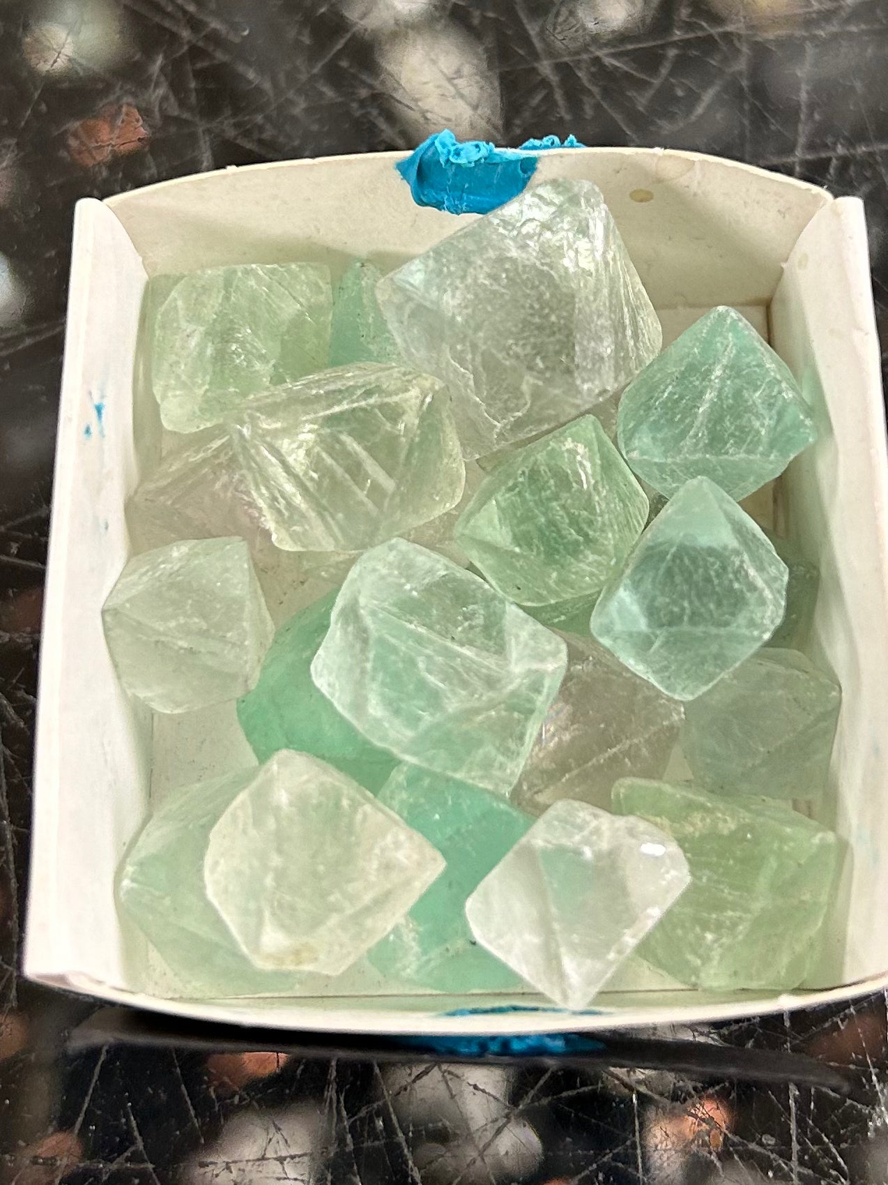 Fluorite Octahedrons