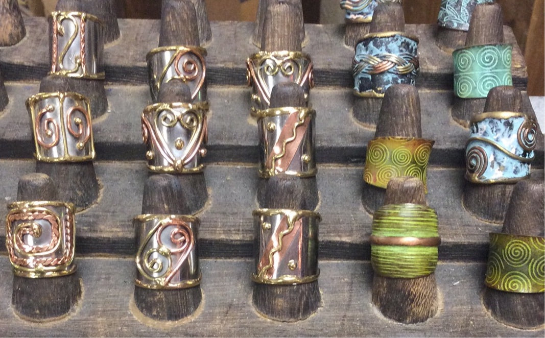 MMCOC Copper Patina Ring